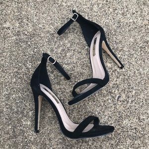 Billini Showpo Heels in Black Micro